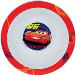Fun House FUN3524550063782 Juego de Vajilla Infantil Disney Cars 5 Piezas - Vaso, Plato Hondo, Vaso con Pajita, 2 Cubiertos