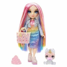 Rainbow High LIT0035051120230 Muñeca Fashion Amaya (Arco Iris) Glitter de 28 cm con Kit Slime y Mascota