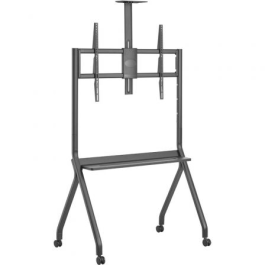 Aisens FT86FE-369 Soporte de Suelo Móvil para TV / Pantalla Interactiva 55-100" hasta 120kg con Bandeja y Soporte Cámara Negro Precio: 150.88999959. SKU: B1GHEEMA9G