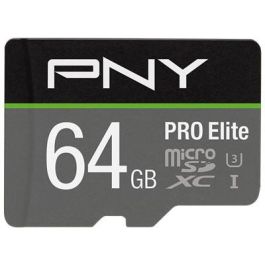 PNY Tarjeta de Memoria MicroXC PRO Elite 64GB 100MB/s con Adaptador