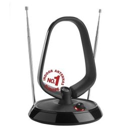 One For All Antena Interior Amplificada UNA PARA TODOS TDT, 15 km Alcance, Filtro 3G/4G/5G/LTE