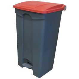 CAMBRO - WBFC87L-158 - CUBO DE BASURA 87L CON PEDAL Y TAPA - 78,4 x 47,6 x 38,1 cm - BASE GRIS Y TAPA ROJA Precio: 103.4999999. SKU: B1CVAZRHCL