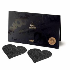 Pezoneras de Corazones Negras Bijoux Indiscrets 155 Negro Pezoneras de Corazones Negras Bijoux Indiscrets 155 Negro