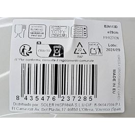 La Mediterranea Plato Pasta Risotto 28 cm Colección Barroc (6 Unidades)