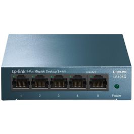 TP-Link LS105G Switch de Escritorio LiteWave 5 Puertos RJ-45 10/100/1000Mbps No Gestionable Plug & Play Carcasa Metálica Precio: 17.5000001. SKU: S7802397