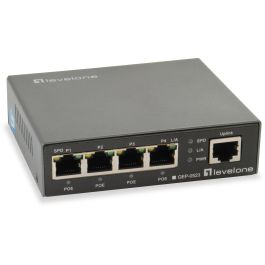 LevelOne GEP-0523 Switch Gigabit Ethernet 5 Puertos (4xPoE+) 60W para Redes y Vigilancia IP Industrial Precio: 105.59000023. SKU: B189NYHETW