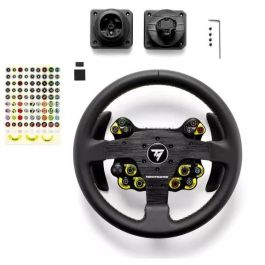 Thrustmaster Evo Racing 32R Leather Negro/Amarillo - Volante Gaming para PC, PS4, PS5, Xbox, Xbox One - Ref. 4060318