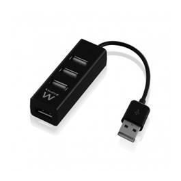 Ewent Hub USB 4 Puertos 2.0, Plano y Ligero, Protección contra Exceso de Corriente, Compatible con Windows Precio: 7.69000012. SKU: S7802318