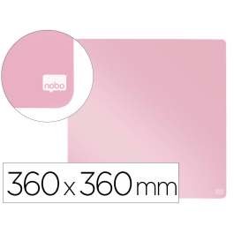 Nobo Pizarra Magnética Blanca para Hogar Color Rosa 360x360 mm Precio: 14.49999991. SKU: B19A35NN6S