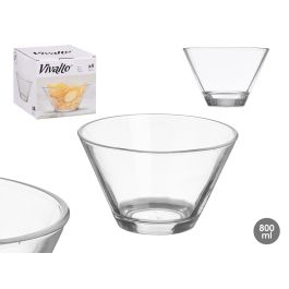 Vivalto Bol Cónico Aperitivo de Vidrio Transparente 16.5 cm, 800 ml (24 Unidades) Precio: 32.58999964. SKU: B1FVCLPLZC