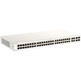 D-Link DBS-2000-52 Nuclias Switch Gigabit Layer2 Gestionado 52 Puertos (48x 10/100/1000 + 4 Combo SFP) Montaje en rack
