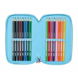 Safta Plumier Escolar Triple Estuche Stitch Happy con 37 Piezas y 3 Cremalleras 195x125x55 mm Safta Plumier Escolar Triple Estuche Stitch Happy con 37 Piezas y 3 Cremalleras 195x125x55 mm