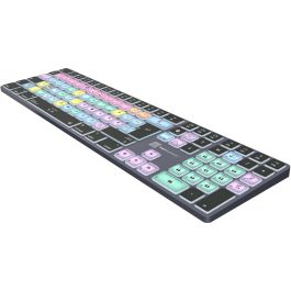 LogicKeyboard LKB-FCPX10-TM-UK Teclado inalámbrico QWERTY retroiluminado Final Cut Pro X Apple Mac Gris Titanio
