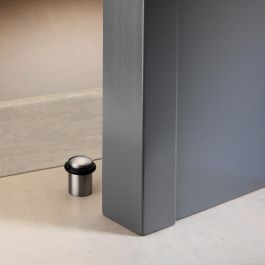 Inofix Tope de Puerta Metálico con Tórica Negro de Latón, con Tornillos Incluidos para Uso Interior 30x27x27 mm Inofix Tope de Puerta Metálico con Tórica Negro de Latón, con Tornillos Incluidos para Uso Interior 30x27x27 mm