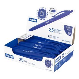 Milan Bolígrafo P1 Touch Azul Caja Expositora 25 Unidades Milan Bolígrafo P1 Touch Azul Caja Expositora 25 Unidades