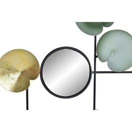 Decoración de Pared DKD Home Decor Espejo Hojas Dorado Metal Menta Oriental (45 x 3 x 30 cm) Decoración de Pared DKD Home Decor Espejo Hojas Dorado Metal Menta Oriental (45 x 3 x 30 cm)