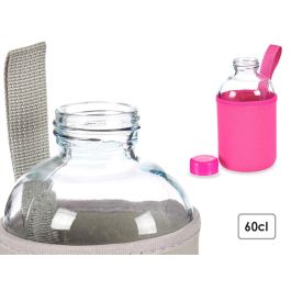 Botella Cristal Neopreno 600Ml 3Pzs Surt Col Vivos Vivalto 9X16CM (24 Unidades) Botella Cristal Neopreno 600Ml 3Pzs Surt Col Vivos Vivalto 9X16CM (24 Unidades)