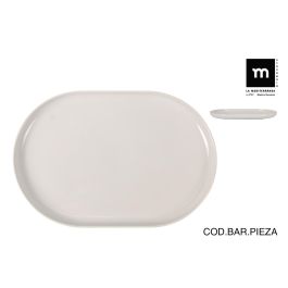 Fuente Ovalada Nordic Brillo Ivory 30x20x2.5 cm - Inde (12 Unidades) Precio: 48.50000045. SKU: B13ESDCDND