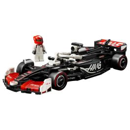 LEGO Speed Champions MoneyGram Haas F1 Team VF-24 Coche de Carreras, Juego de Construcción, 242 Piezas, 10+ Años