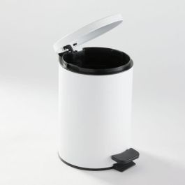 Today TOD3574641271220 Papelera de baño UTILITY de 3 Litros, Polipropileno Blanco suave, 17 cm Diámetro x 25 cm Alto