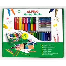 Rotulador Fibra Alpino Estudio Marker Set De 48 24X Rotuladores 3Mm 6X Rotuladores 3Mm Pastel 6X Rotuladores Metalicos 6X Rotuladores Estamper 6X Rotuladores Color Change Rotulador Fibra Alpino Estudio Marker Set De 48 24X Rotuladores 3Mm 6X Rotuladores 3Mm Pastel 6X Rotuladores Metalicos 6X Rotuladores Estamper 6X Rotuladores Color Change Precio: 13.50000025. SKU: B19GBS69NE