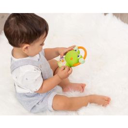 KioKids Juguete Musical Rana Verde con Luces, Sonidos Animales y Melodías, Educativo y Agarre Fácil para Bebés +12m