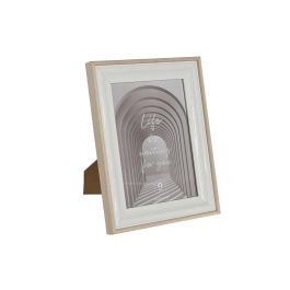 Marco Foto 13X18 Basicos DKD Home Decor Blanco Natural 2.1 x 23 x 18 cm