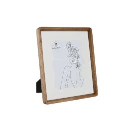 Marco Foto 20X25 Scandi DKD Home Decor Marron Blanco 2.8 x 32 x 27 cm Marco Foto 20X25 Scandi DKD Home Decor Marron Blanco 2.8 x 32 x 27 cm