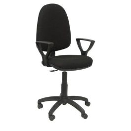 Silla Piqueras Y Crespo Ayna Brazos Fijos Mecanismo Contacto Permanente Con Regulacion De Profundidad Ruedas De Parquet Asiento Y Respaldo Tapizado Bali Negro Precio: 138.5000001. SKU: S5703379