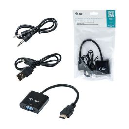 Adaptador HDMI a VGA i-Tec HDMI2VGAADA Negro 15 cm
