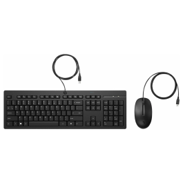 HP Combo Teclado y Ratón con Cable 225 USB Negro para Oficina Precio: 33.4999995. SKU: B1A5DVY95G