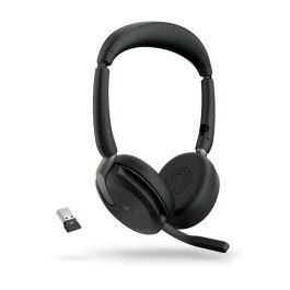 Jabra Evolve2 65 Flex MS Stereo Auriculares Inalámbricos y Alámbricos USB-A para Microsoft Teams