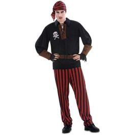 Disfraz bandana pirate pañuelo, camisa, muñequeras, cinturón y pantalón talla XL Disfraz bandana pirate pañuelo, camisa, muñequeras, cinturón y pantalón talla XL