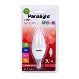 Panasonic-Panalight LDAHV5L45CFE14EPL-ECO Lámpara LED Vela Frost E14 4W 4500K Panasonic-Panalight LDAHV5L45CFE14EPL-ECO Lámpara LED Vela Frost E14 4W 4500K