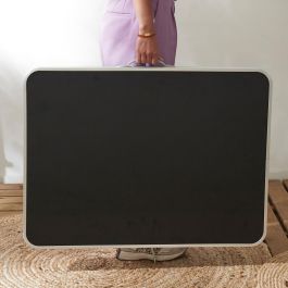Home Deco Factory Mesa Plegable Negra 80x60 cm para Camping y Hogar