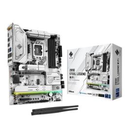 ASROCK Placa Base Z890 Steel Legend WiFi para Intel LGA 1851 DDR5 ATX con WiFi 7 y Bluetooth 5.4