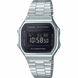 Reloj Hombre Casio A168WEM-1EF Negro Plateado Precio: 41.68999945. SKU: S0449576