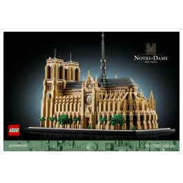 LEGO Architecture Notre-Dame de Paris 21061 Juego de Construcción para Adultos con 4383 Piezas
