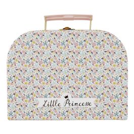 Home Deco Kids Juego de 3 Maletas de Cartón para Niños con Estampados y Asa de Transporte