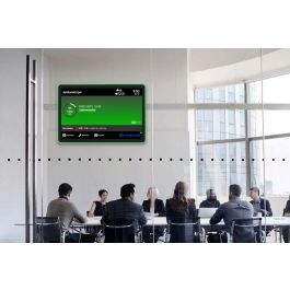 Loop24 LM1056T-LED Panel Táctil Reserva Salas 10.1" LED PoE WiFi Licencia Perpetua LoopMeeting MS365 Google Workspace 1280x800