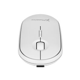 Phoenix technologies Rebble Ratón Inalámbrico Bluetooth 5.2 y Wireless 2.4 Ghz, Batería Recargable USB C, 1600 DPI, Ratón Óptico Ligero