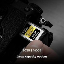 Lexar 160Gb Professional Cfexpress Type A Card Gold Serie, Up To 900Mb/S Read 800Mb/S Write. Vpg 400 Lexar 160Gb Professional Cfexpress Type A Card Gold Serie, Up To 900Mb/S Read 800Mb/S Write. Vpg 400