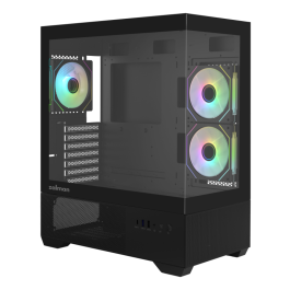 Zalman CHRONIX BLACK Caja PC Midi Tower Negra con Panel de Vidrio Templado Precio: 51.68999968. SKU: B13A9FP82S