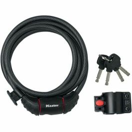 Master Lock 8130EURDPRO Candado Cable Antirrobo Bicicletas Acero Trenzado 1.8m x 10mm Llave Cilindro Disco y Soporte Precio: 32.99000023. SKU: B129JXHAQP