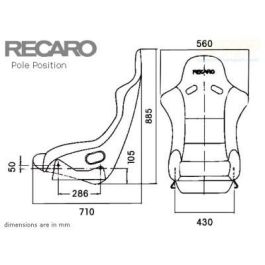Asiento Racing Recaro 070.98.0184 Negro