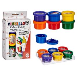 Set 6 Botes Pintura Dedos 6 Col Surt Pincello 12X4CM (24 Unidades) Precio: 47.49999958. SKU: B163D43S9H