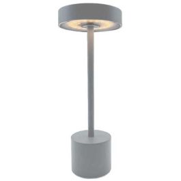 Lámpara de mesa inalámbrica - LUMISKY - ROBY GREY - H30 cm - Aluminium Touch - Gris claro - LED Precio: 87.5000005. SKU: B16KT6K6AF