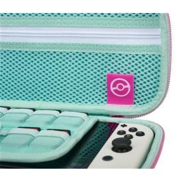 Power A NSCS0125-01 Estuche Protector Compacto para Nintendo Switch OLED, Switch y Switch Lite con Soporte de Juego y Almacenamiento para Tarjetas