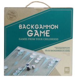 Juego Backgammon De Vidrio Mister Gadget