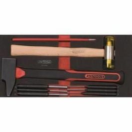 Ks Tools 713.1102 Módulo de herramientas de impacto 9 piezas para carros y bancos de trabajo